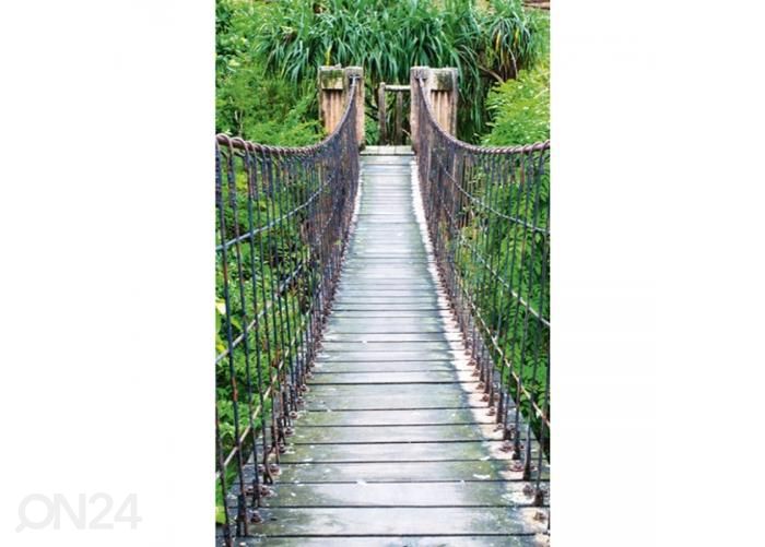 Fliis fototapeet Footbridge 150x250 cm suurendatud