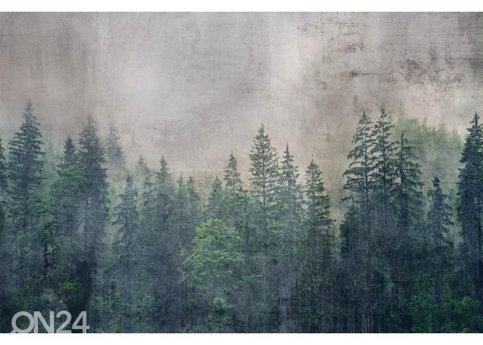 Fliis fototapeet Forest Abstract 150x250 cm suurendatud