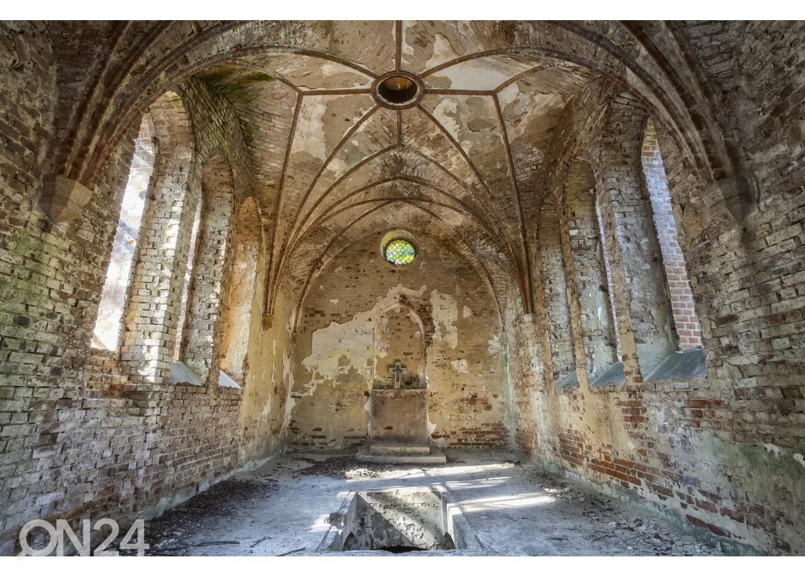 Fliis fototapeet Forgotten Church suurendatud