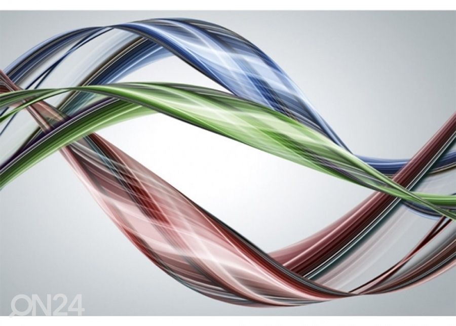 Fliis fototapeet Glossy wave 150x250 cm suurendatud
