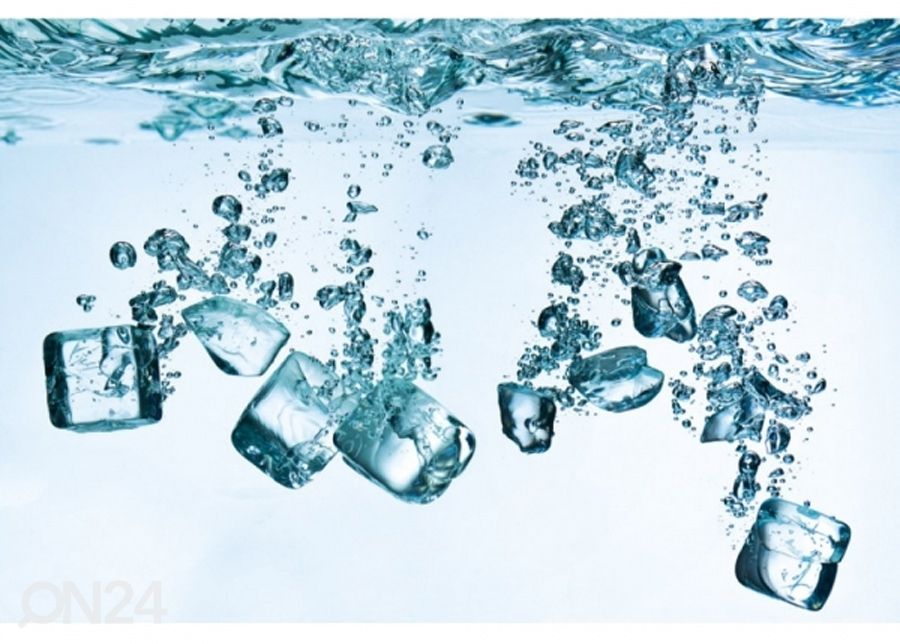 Fliis fototapeet Ice cubes 150x250 cm suurendatud