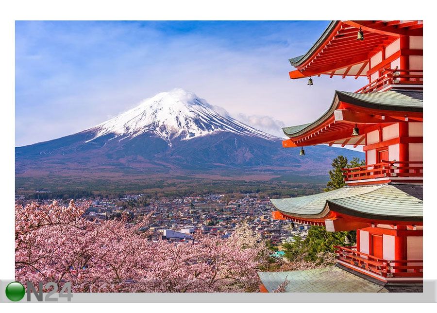 Fliis fototapeet Japan 360x270 cm suurendatud