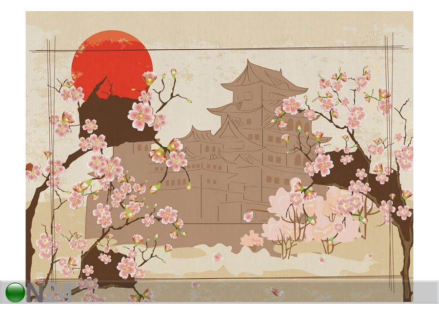 Fliis fototapeet Japan1 360x270 cm suurendatud