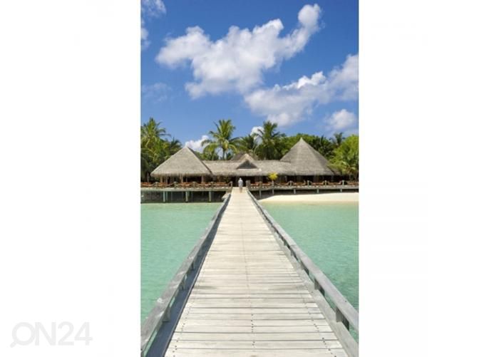 Fliis fototapeet Jetty 150x250 cm suurendatud