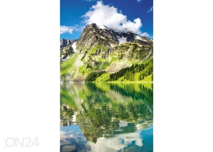 Fliis fototapeet Lake 150x250 cm suurendatud
