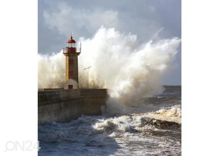 Fliis fototapeet Lighthouse 225x250 cm suurendatud
