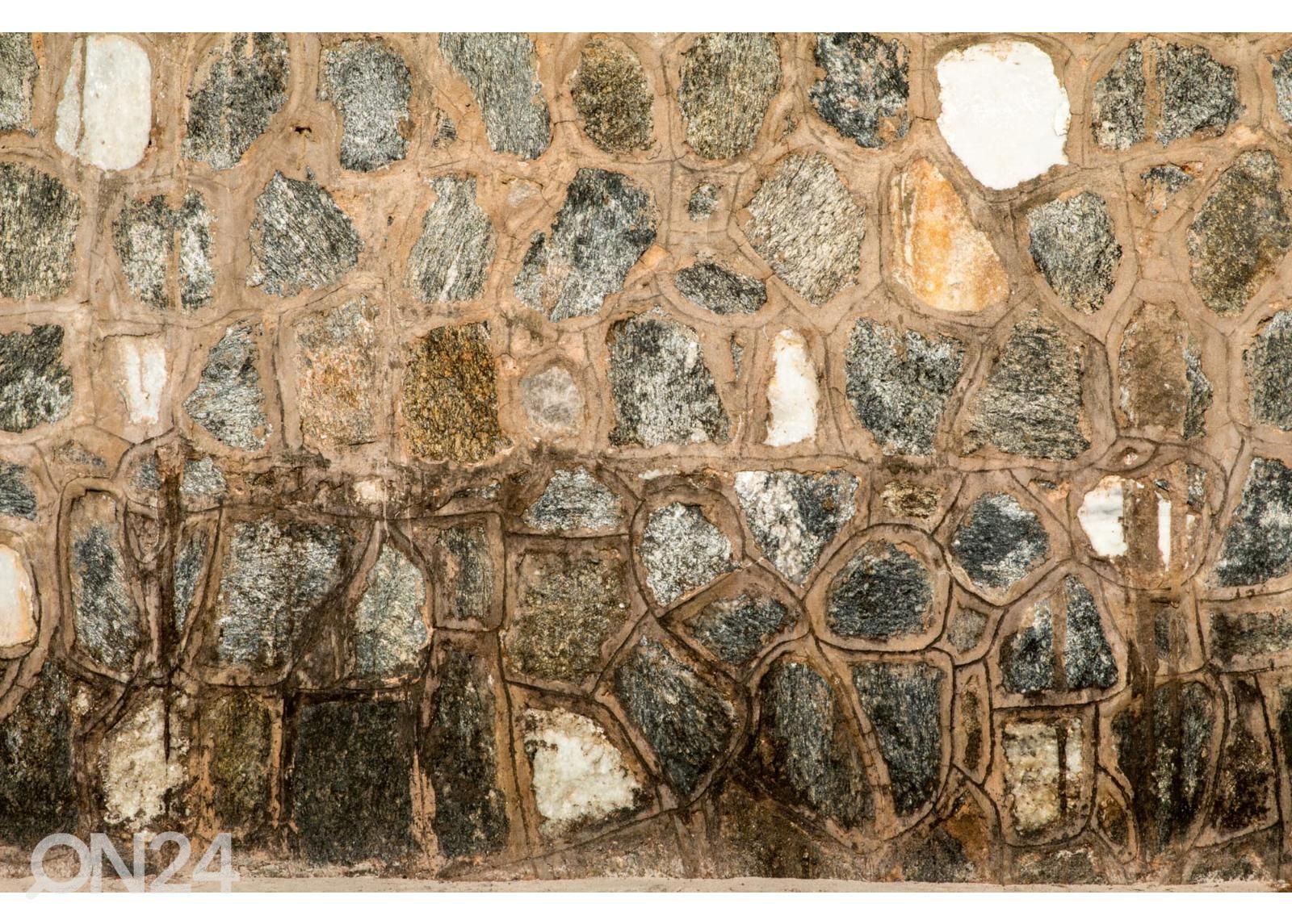 Fliis fototapeet Limestone Wall suurendatud