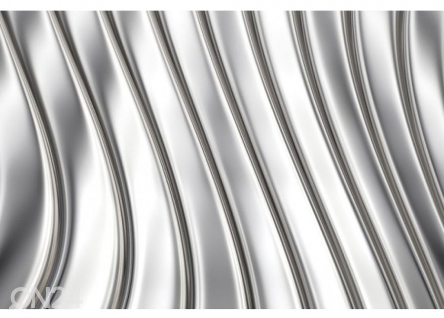 Fliis fototapeet Metal strips 150x250 cm suurendatud