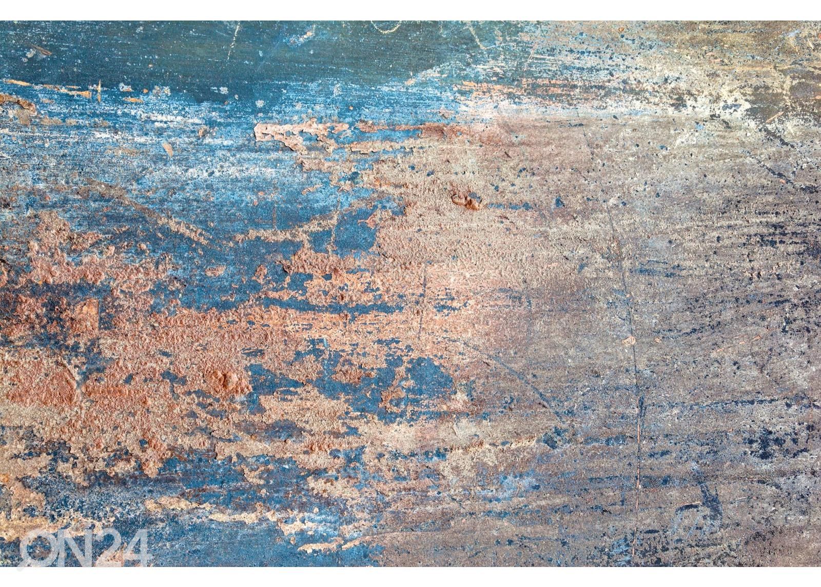 Fliis fototapeet Old Paint On The Rusty Iron suurendatud