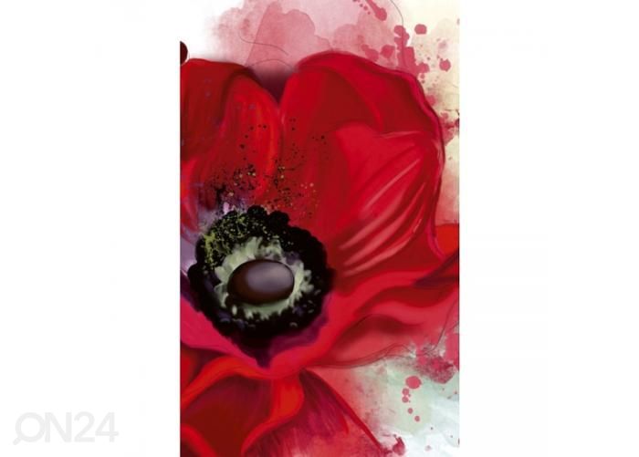 Fliis fototapeet Poppy 150x250 cm suurendatud