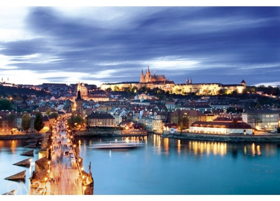 Fliis fototapeet Prague 225x250 cm suurendatud