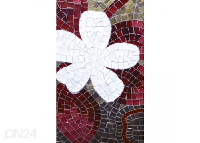 Fliis fototapeet Red mosaic 150x250 cm suurendatud