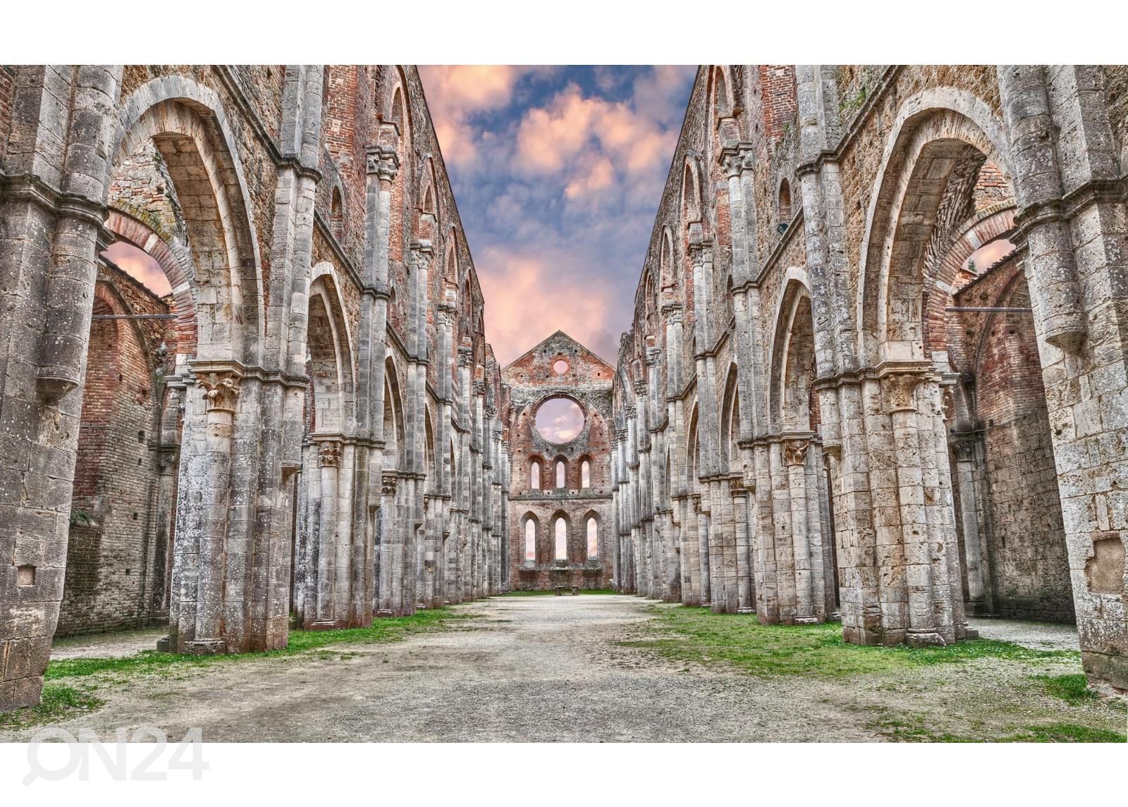 Fliis fototapeet San Galgano Siena suurendatud