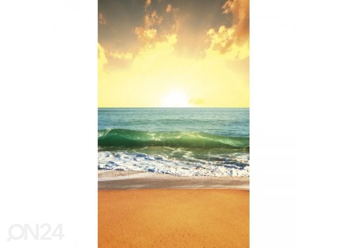 Fliis fototapeet Sea sunset 150x250 cm suurendatud