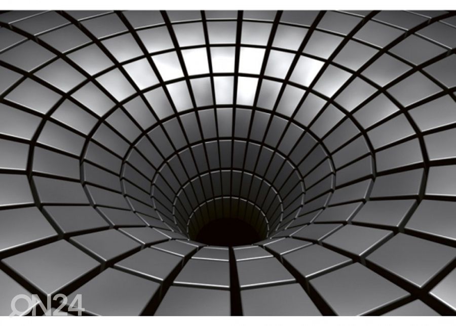 Fliis fototapeet Silver hole 150x250 cm suurendatud