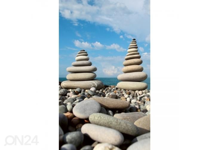 Fliis fototapeet Stack of stones 150x250 cm suurendatud