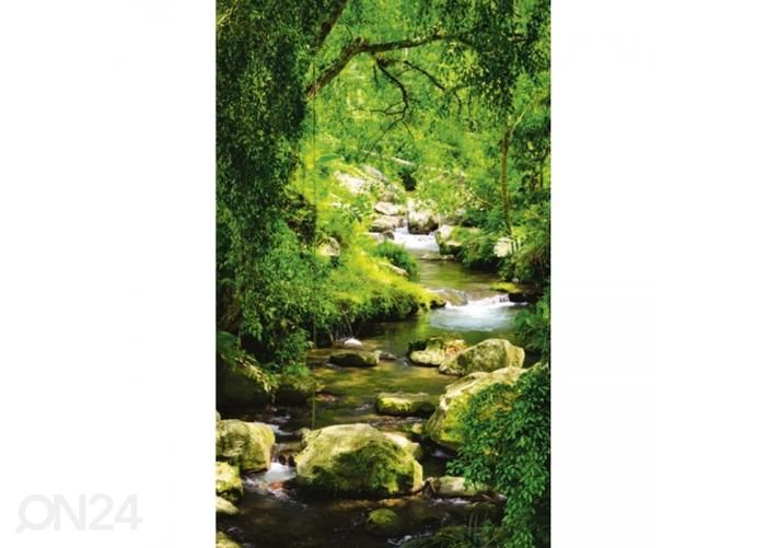 Fliis fototapeet Stream 150x250 cm suurendatud