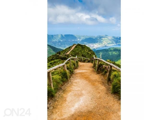 Fliis fototapeet Walking path 150x250 cm suurendatud