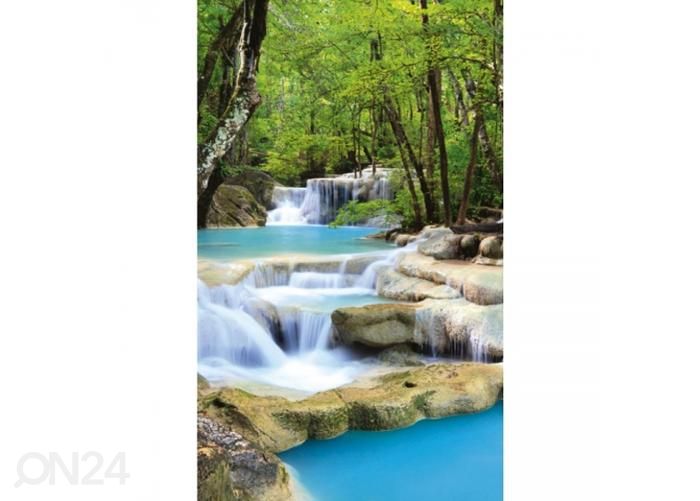 Fliis fototapeet Waterfall 150x250 cm suurendatud