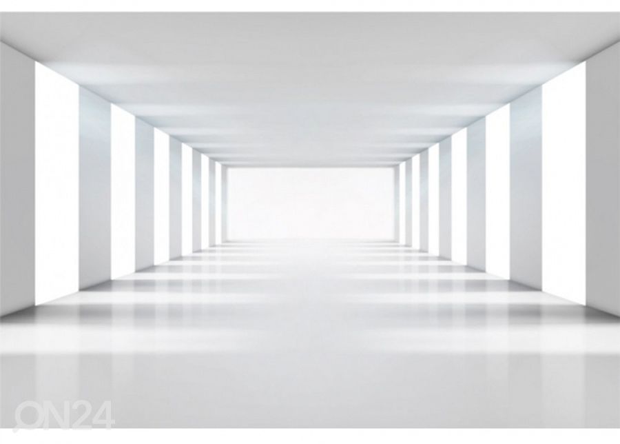 Fliis fototapeet White corridor 225x250 cm suurendatud