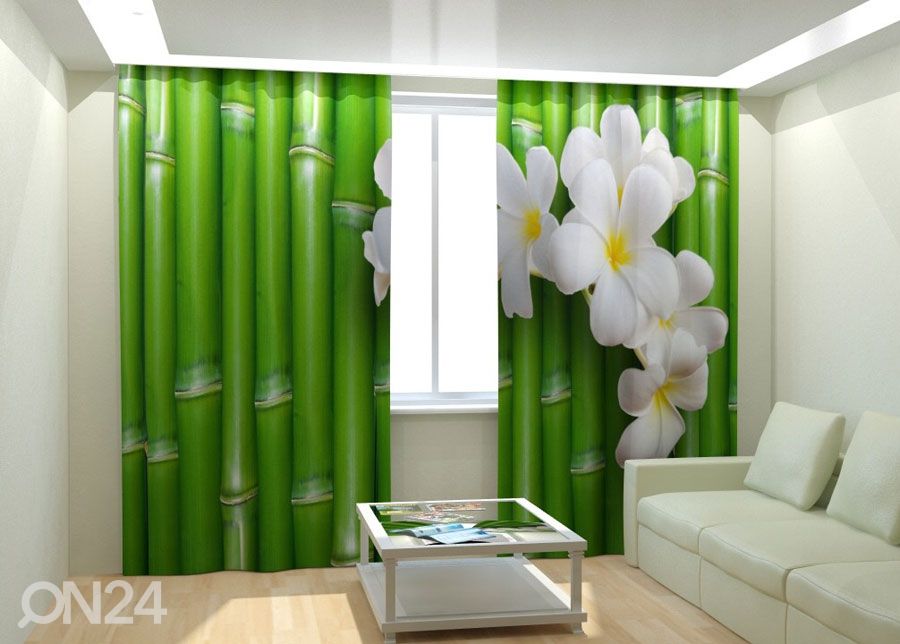 Fotokardinad Bamboo 300x260 cm suurendatud