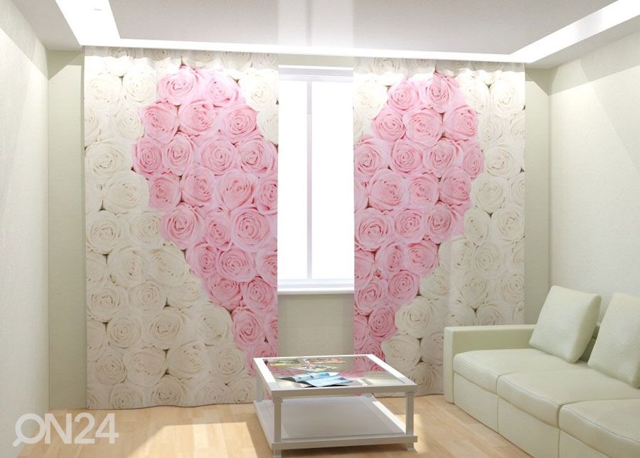 Fotokardinad Heart 300x260 cm suurendatud