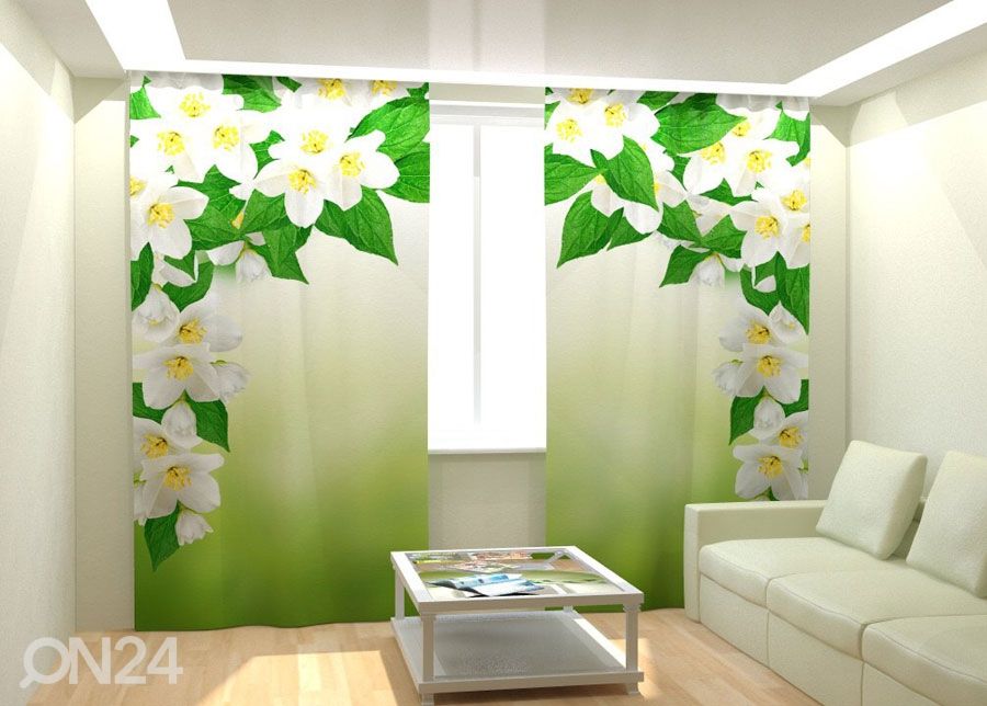 Fotokardinad Hug of Jasmine 300x260 cm suurendatud