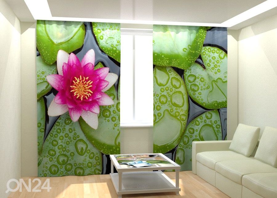 Fotokardinad Lotus 300x260 cm suurendatud