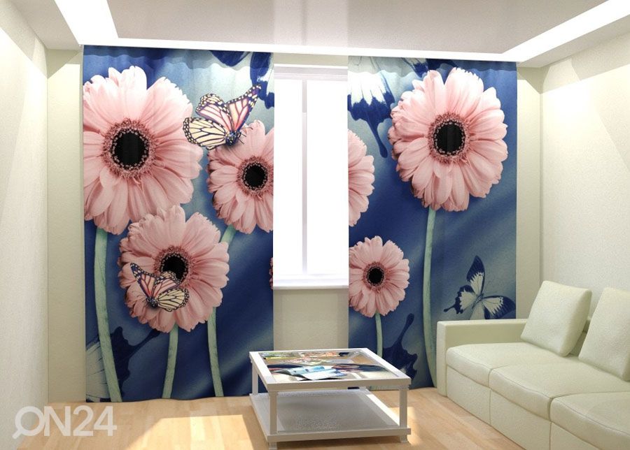Fotokardinad Pink Summer 300x260 cm suurendatud
