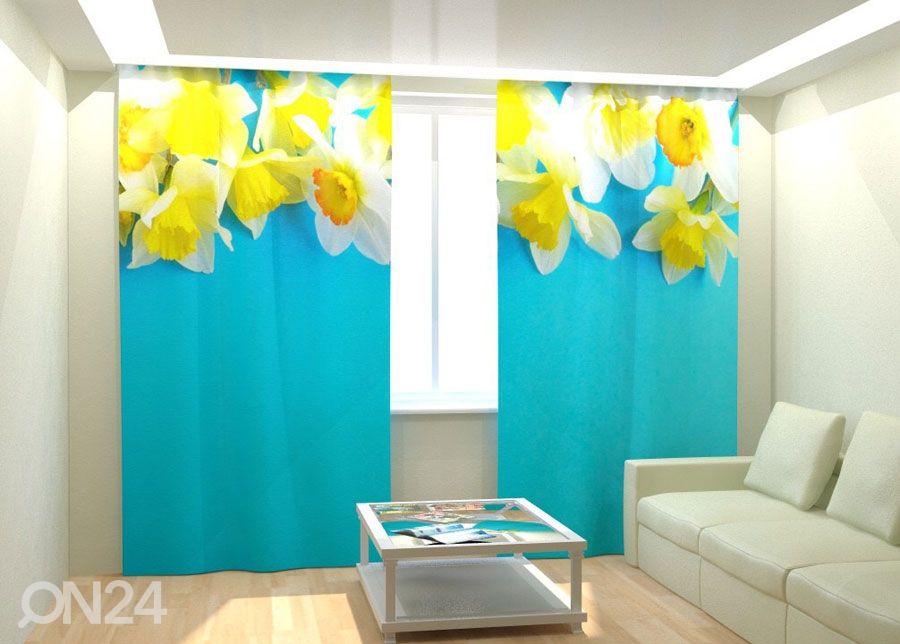 Fotokardinad Top of the Daffodils 300x260 cm suurendatud