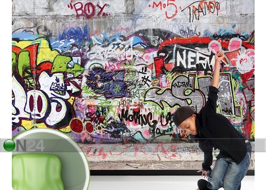 Fototapeet Cool Graffiti 400x280 cm suurendatud