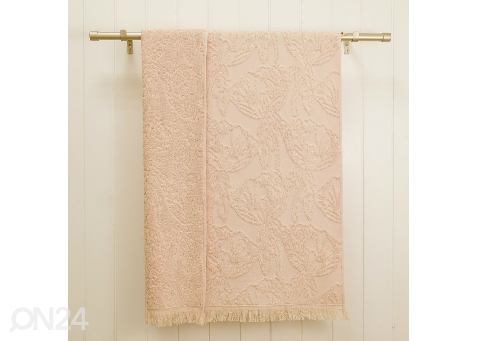 Froteerätik Blossom, virsik 48x90 cm suurendatud