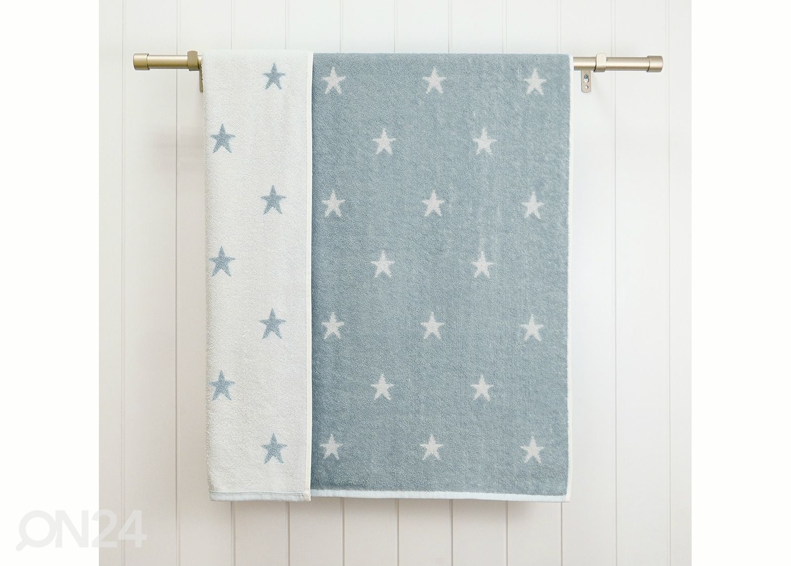Froteerätikute komplekt Stars 2 tk, jeans suurendatud