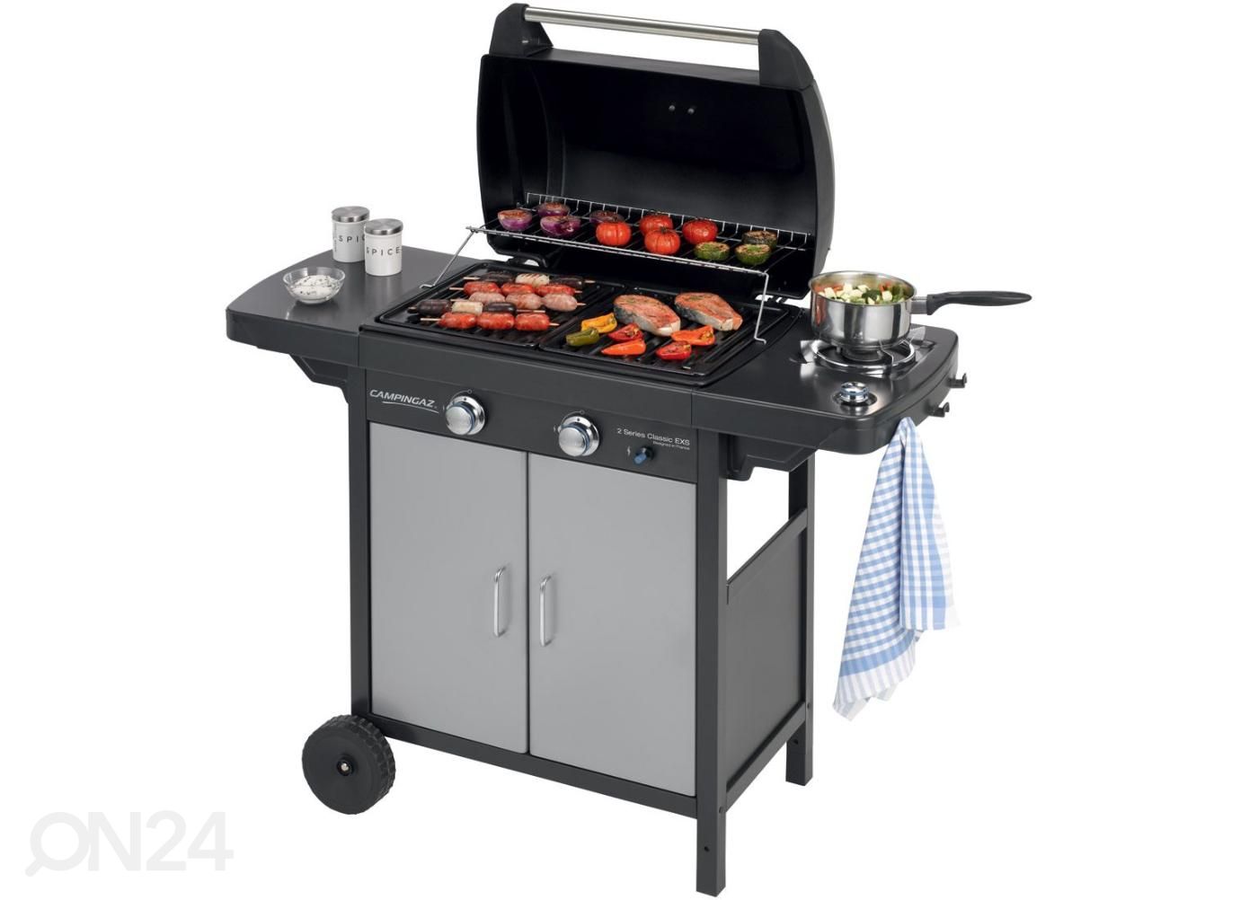Gaasigrill küljepliidiga Campingaz 2 SERIES CLASSIC EXS suurendatud