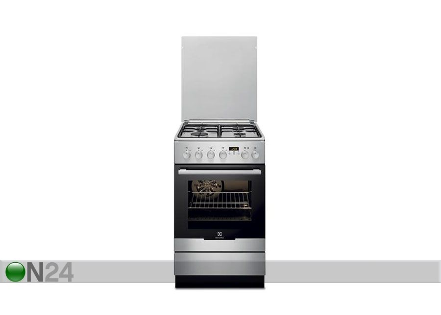 Gaasipliit elektriahjuga Electrolux EKK54551OX suurendatud