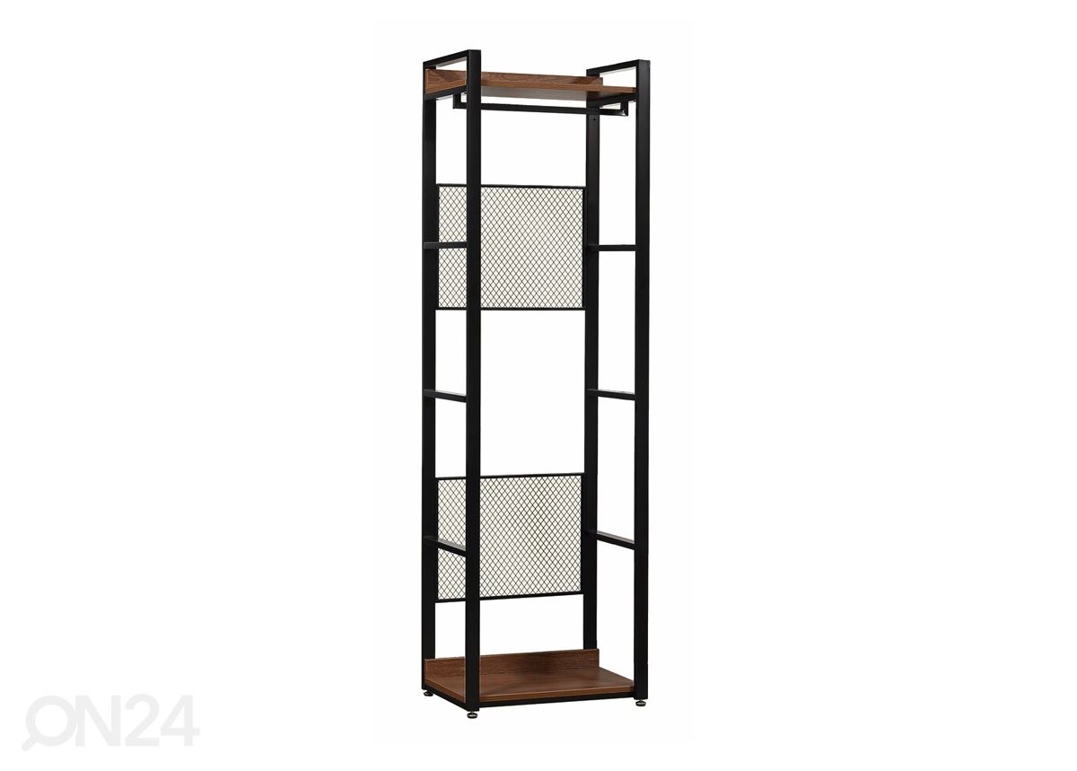 Garderoobisüsteem (2 riiulit+2 toru) 60x200 cm suurendatud