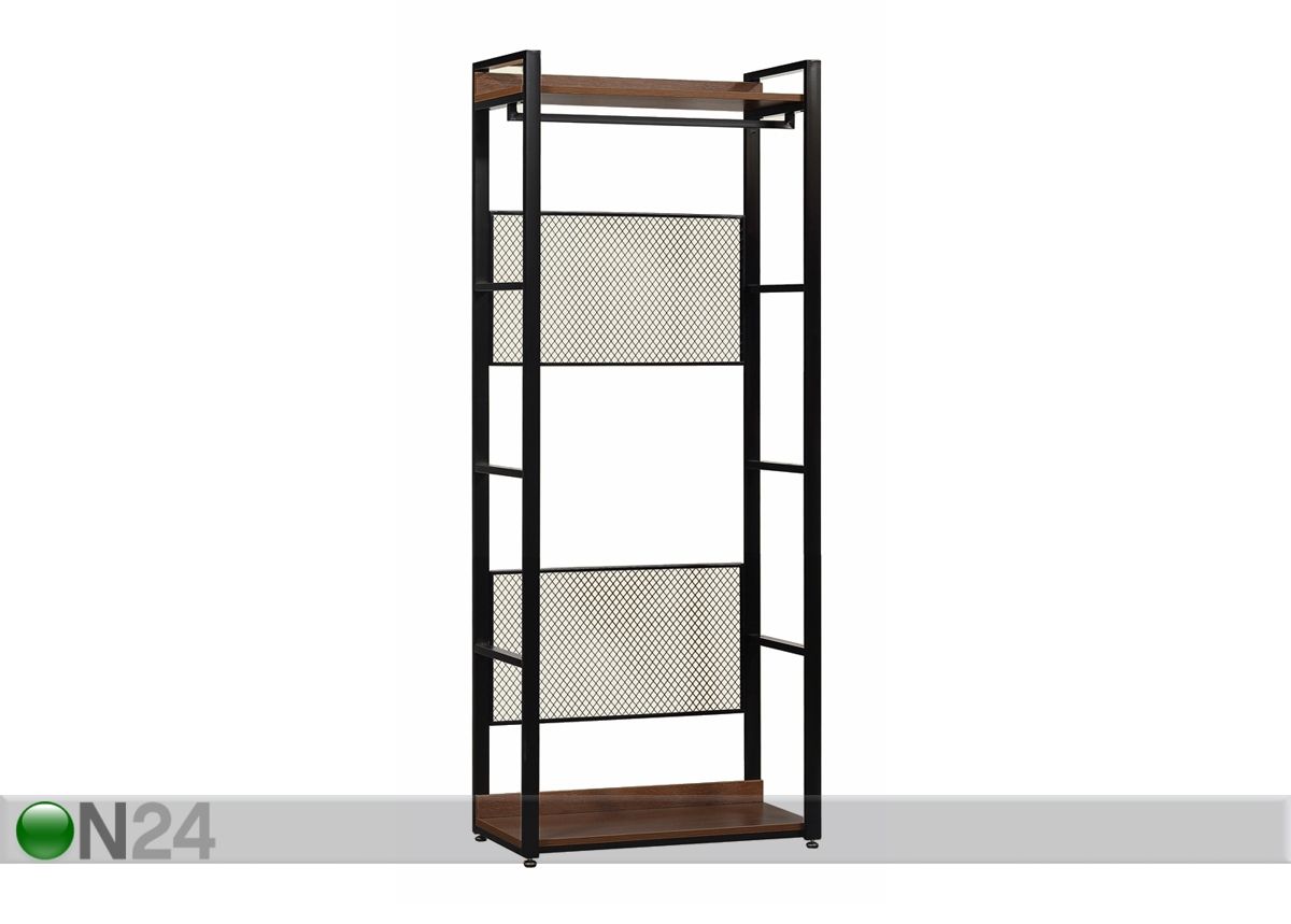 Garderoobisüsteem (2 riiulit+2 toru) 80x200 cm suurendatud