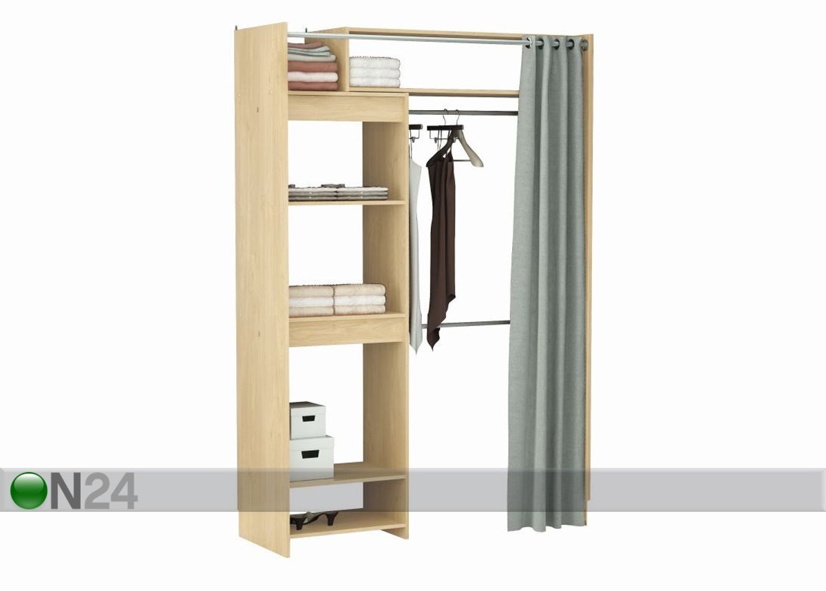 Garderoobisüsteem suurendatud
