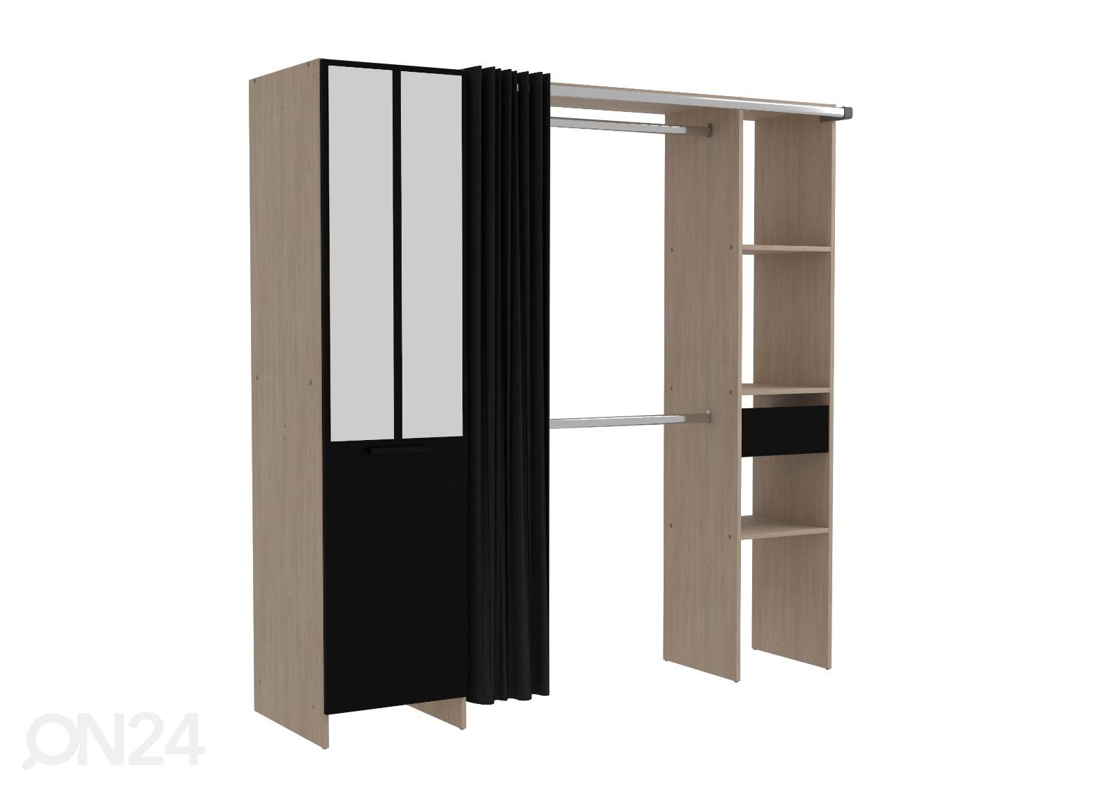 Garderoobisüsteem Atelier 180 cm suurendatud