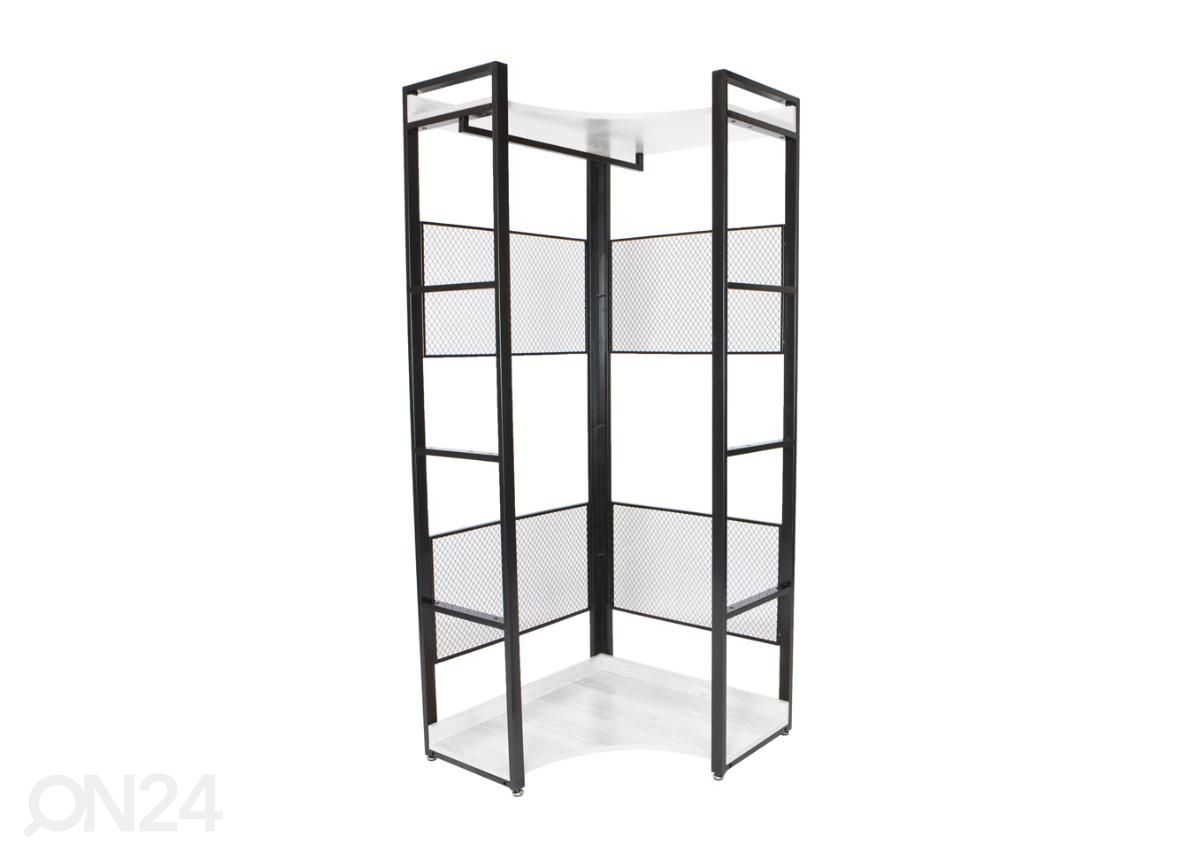 Garderoobisüsteemi raam (nurk, 120 cm) suurendatud