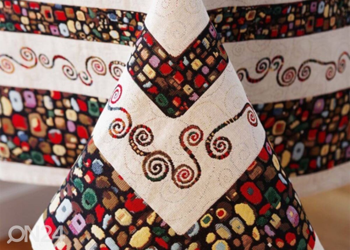 Gobeläänkangast laudlina Art 140x140 cm suurendatud
