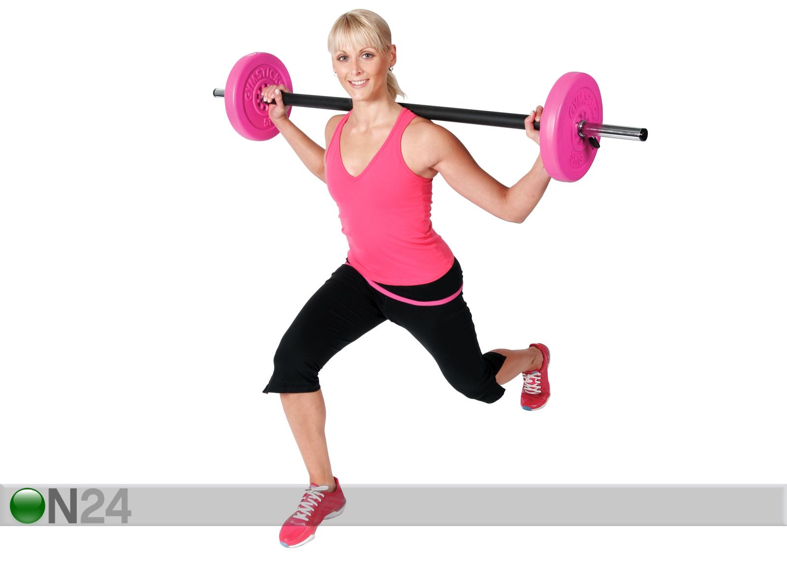 Gymstick aeroobikakang 20 kg + DVD suurendatud