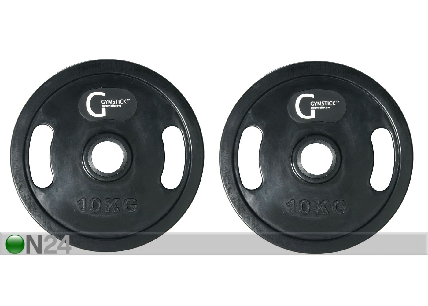 Gymstick ketas Olympic 10 kg 2 tk suurendatud