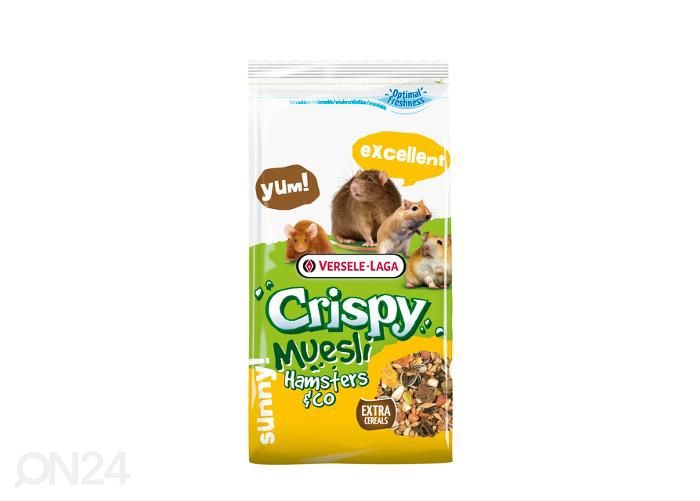 Hamstri täissööt crispy muesli 400 g suurendatud