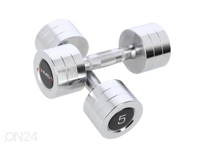 Hantel kroomist HMS CHD05 2 x 5 kg suurendatud