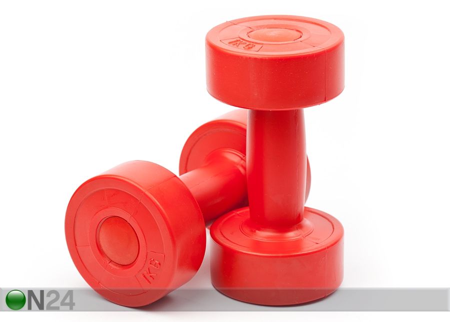 Hantlid 2x1kg suurendatud