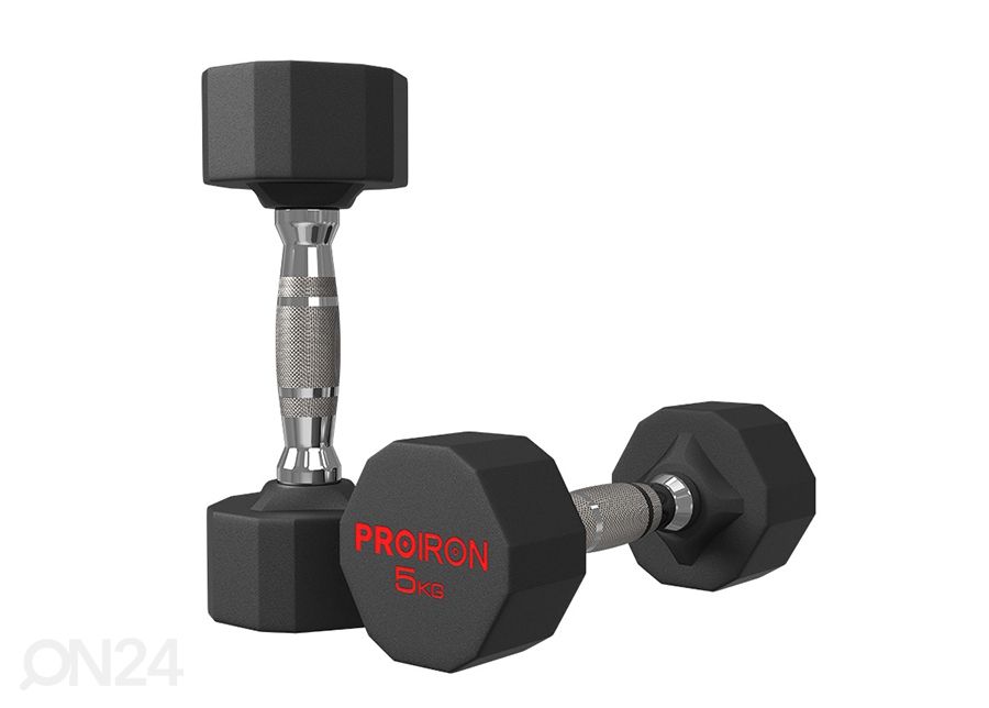 Hantlid ProIron 5 kg, 2 tk suurendatud