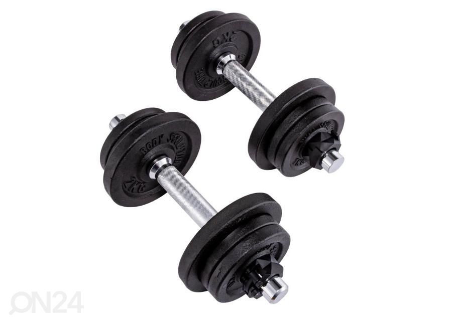 Hantlid reguleeritavad Body Sculpture BW 780L 2x10 kg suurendatud