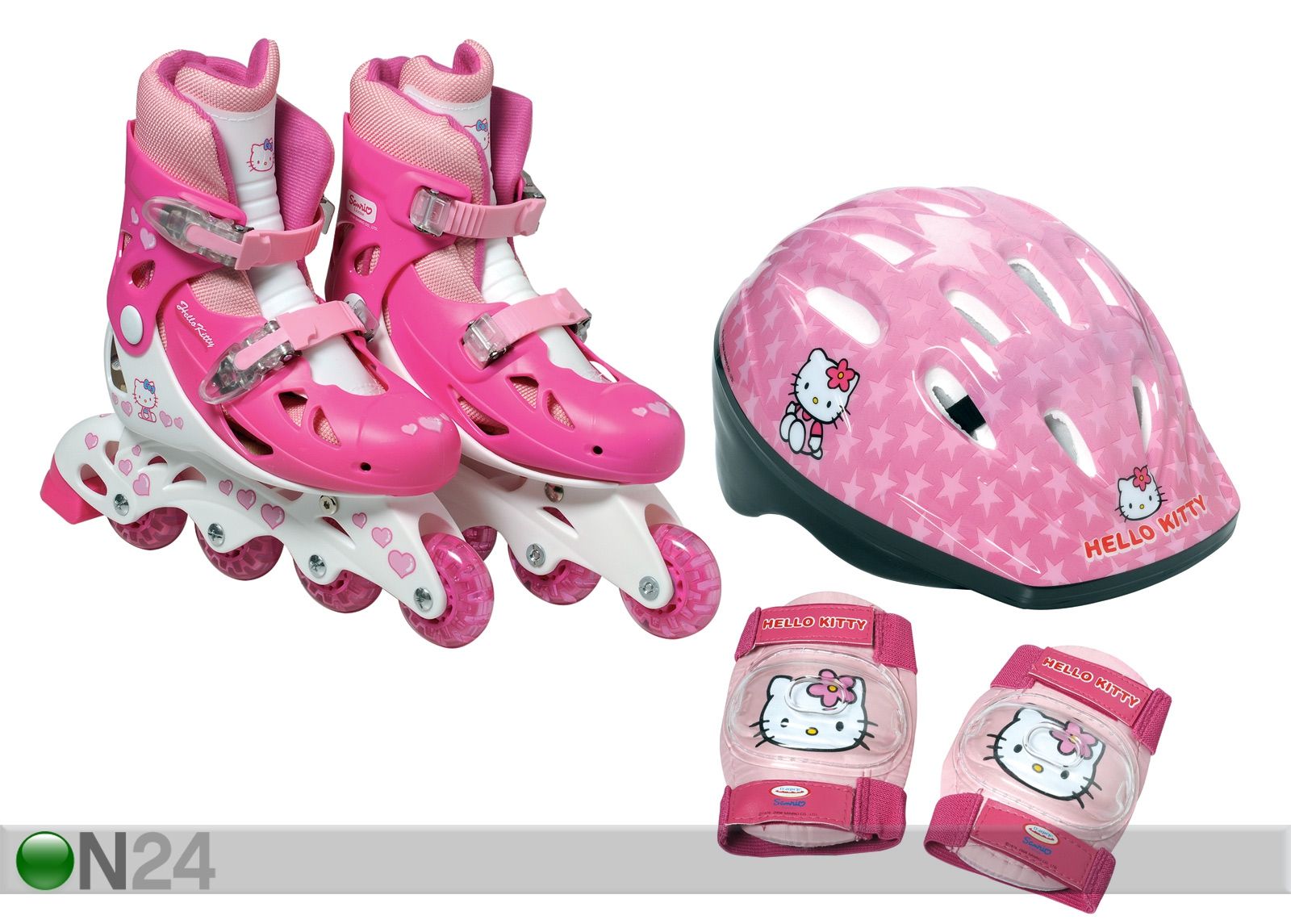 Hello Kitty rulluisukomplekt 30-33 suurendatud