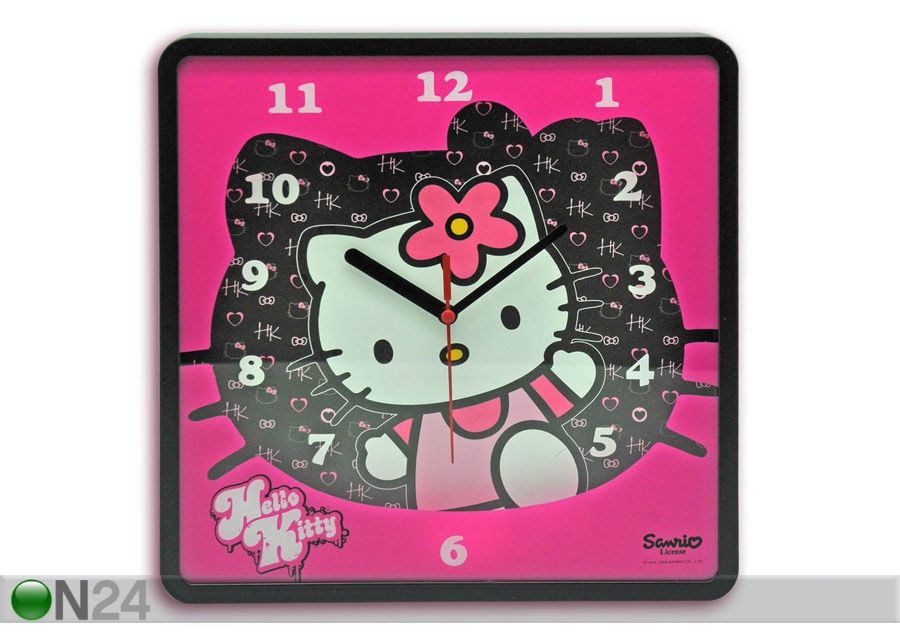 Hello Kitty seinakell suurendatud